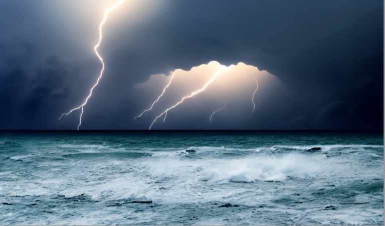 Nel mezzo del mare in tempesta